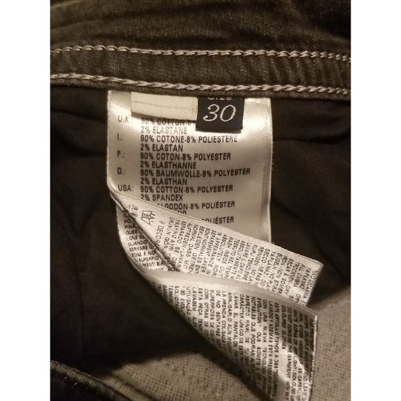 Diesel Thavar Jeans Men's Size 30 Slim Fit Skinny Black Dark Gray Denim (33x32) - Picture 7 of 7